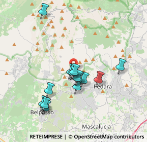 Mappa Piazzale crateri silvestri, 95030 Nicolosi CT, Italia (3.67857)