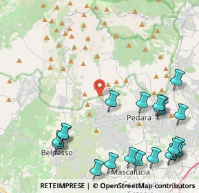 Mappa Piazzale crateri silvestri, 95030 Nicolosi CT, Italia (6.492)
