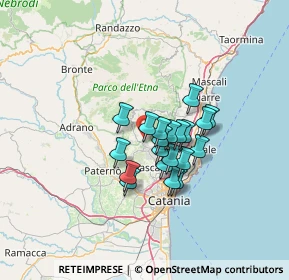 Mappa Piazzale crateri silvestri, 95030 Nicolosi CT, Italia (10.01)