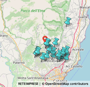 Mappa Piazzale crateri silvestri, 95030 Nicolosi CT, Italia (6.89947)