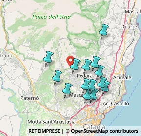 Mappa Piazzale crateri silvestri, 95030 Nicolosi CT, Italia (7.37429)