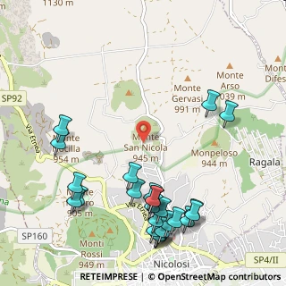 Mappa Piazzale crateri silvestri, 95030 Nicolosi CT, Italia (1.484)
