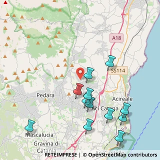 Mappa Via Muscilino, 95025 Aci Sant'Antonio CT, Italia (5.24917)