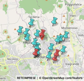 Mappa Via Tremonti, 95030 Pedara CT, Italia (1.796)