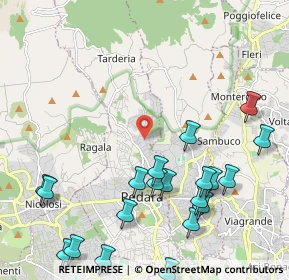 Mappa Via Tremonti, 95030 Pedara CT, Italia (3.003)