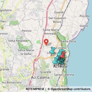 Mappa Via Taro, 95024 Acireale CT, Italia (2.125)