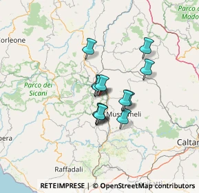 Mappa Contrada Melaco snc, 92020 San Giovanni Gemini AG, Italia (9.86615)