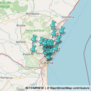 Mappa Via Venezia, 95039 Trecastagni CT, Italia (8.827)