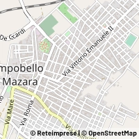 Map Campobello di Mazara