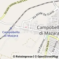 Kaart Campobello di Mazara