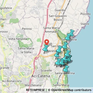 Mappa Via Giuseppe Vitale, 95024 Acireale CT, Italia (2.32067)