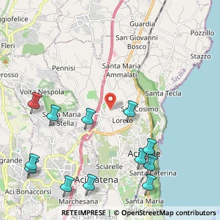 Mappa Via Giuseppe Vitale, 95024 Acireale CT, Italia (3.27)