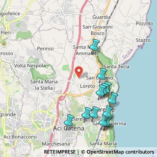 Mappa Via Giuseppe Vitale, 95024 Acireale CT, Italia (2.61538)