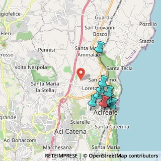 Mappa Via Giuseppe Vitale, 95024 Acireale CT, Italia (1.97909)