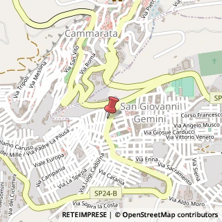 Mappa Corso Umberto I, 41, 92020 San Giovanni Gemini, Agrigento (Sicilia)