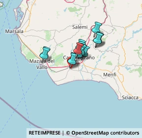 Mappa Via Benvenuto Cellini, 91021 Campobello di Mazara TP, Italia (9.394)