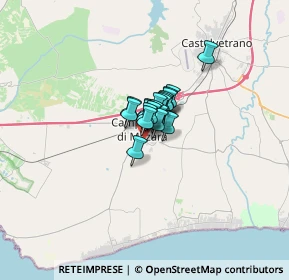 Mappa Via Rodi, 91021 Campobello di Mazara TP, Italia (1.226)