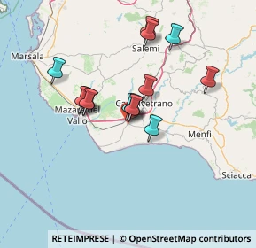 Mappa Via Rodi, 91021 Campobello di Mazara TP, Italia (12.87929)