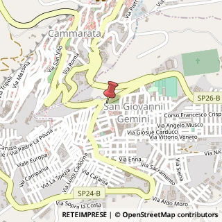 Mappa Largo Nazareno, 5, 92020 San Giovanni Gemini, Agrigento (Sicilia)