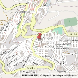 Mappa Corso F. Crispi, 33, 92020 San Giovanni Gemini, Agrigento (Sicilia)