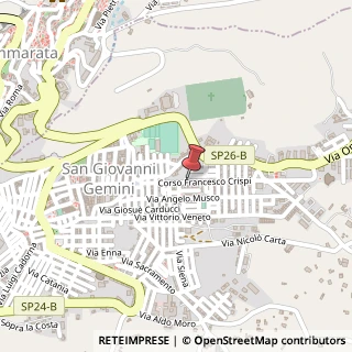 Mappa Corso F. Crispi, 137, 92020 San Giovanni Gemini, Agrigento (Sicilia)