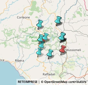 Mappa Strada Provinciale, 92020 Cammarata AG, Italia (12.0455)