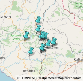 Mappa Via Belgio, 92020 San Giovanni Gemini AG, Italia (8.712)