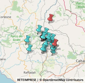 Mappa Via Belgio, 92020 San Giovanni Gemini AG, Italia (7.819)