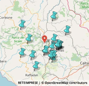 Mappa Via S. Luigi Gonzaga, 92020 San Giovanni Gemini AG, Italia (14.0345)