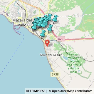 Mappa Via Catanzaro, 91026 Mazara del Vallo TP, Italia (2.0995)