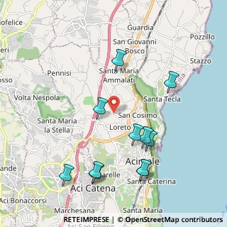 Mappa SP101, 95024 Acireale CT, Italia (2.45636)