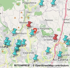 Mappa Via Torrente Lavinaio, 95029 Viagrande CT, Italia (3.1735)