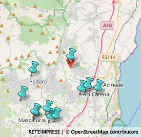 Mappa Via Torrente Lavinaio, 95029 Viagrande CT, Italia (5.57545)