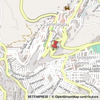 Mappa Via Cesare Battisti,  12, 92022 Cammarata, Agrigento (Sicilia)