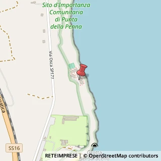 Mappa Via Oscan, 5, 66054 Vasto, Chieti (Abruzzo)