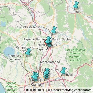 Mappa Via del Capocroce, 00065 Fiano Romano RM, Italia (18.43286)