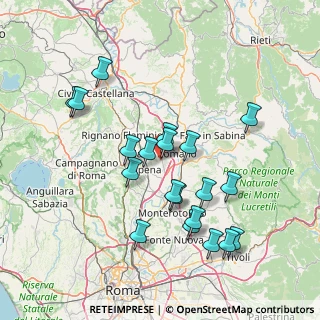 Mappa Via del Capocroce, 00065 Fiano Romano RM, Italia (15.542)