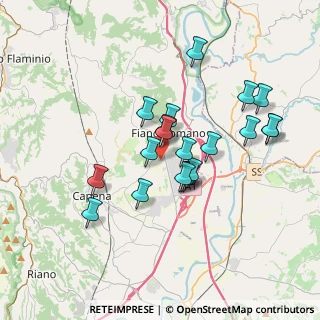 Mappa Via del Capocroce, 00065 Fiano Romano RM, Italia (3.2925)