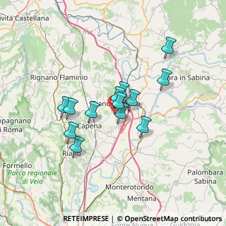 Mappa Via del Capocroce, 00065 Fiano Romano RM, Italia (5.54077)