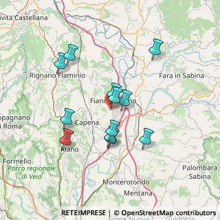 Mappa Via del Capocroce, 00065 Fiano Romano RM, Italia (6.62)