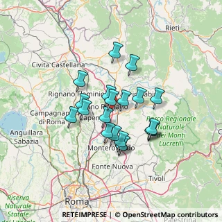 Mappa Via Procoio, 00065 Fiano Romano RM, Italia (11.2495)