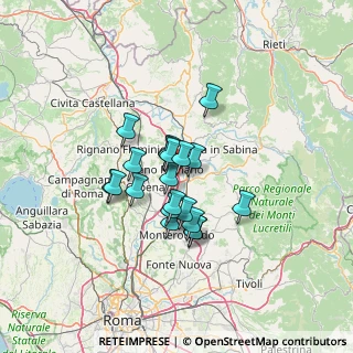Mappa Via Procoio, 00065 Fiano Romano RM, Italia (9.8925)