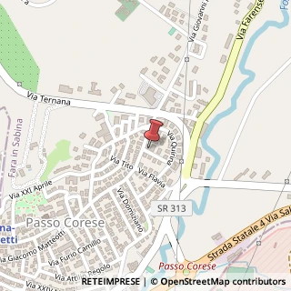 Mappa Via Claudia, 5, 02032 Fara in Sabina, Rieti (Lazio)