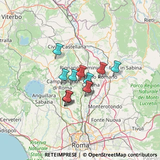 Mappa Via del Sagittario, 00068 Rignano Flaminio RM, Italia (9.52)