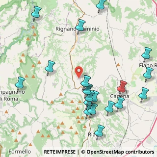 Mappa Via del Sagittario, 00068 Rignano Flaminio RM, Italia (5.2505)