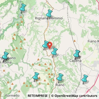 Mappa Via del Sagittario, 00068 Rignano Flaminio RM, Italia (5.99273)