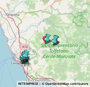 Mappa Via IV Novembre, 00051 Allumiere RM, Italia (8.2145)