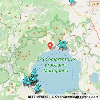 Mappa Via pratolungo Bracciano e Trevignano, 00069 Trevignano Romano RM, Italia (6.776)