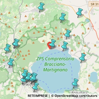 Mappa Via pratolungo Bracciano e Trevignano, 00069 Trevignano Romano RM, Italia (6.492)