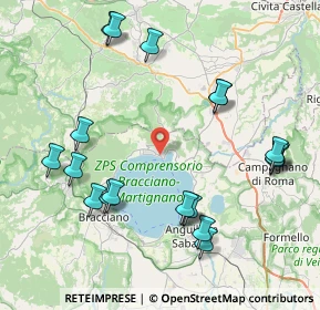 Mappa Via San Francesco, 00069 Trevignano Romano RM, Italia (9.788)